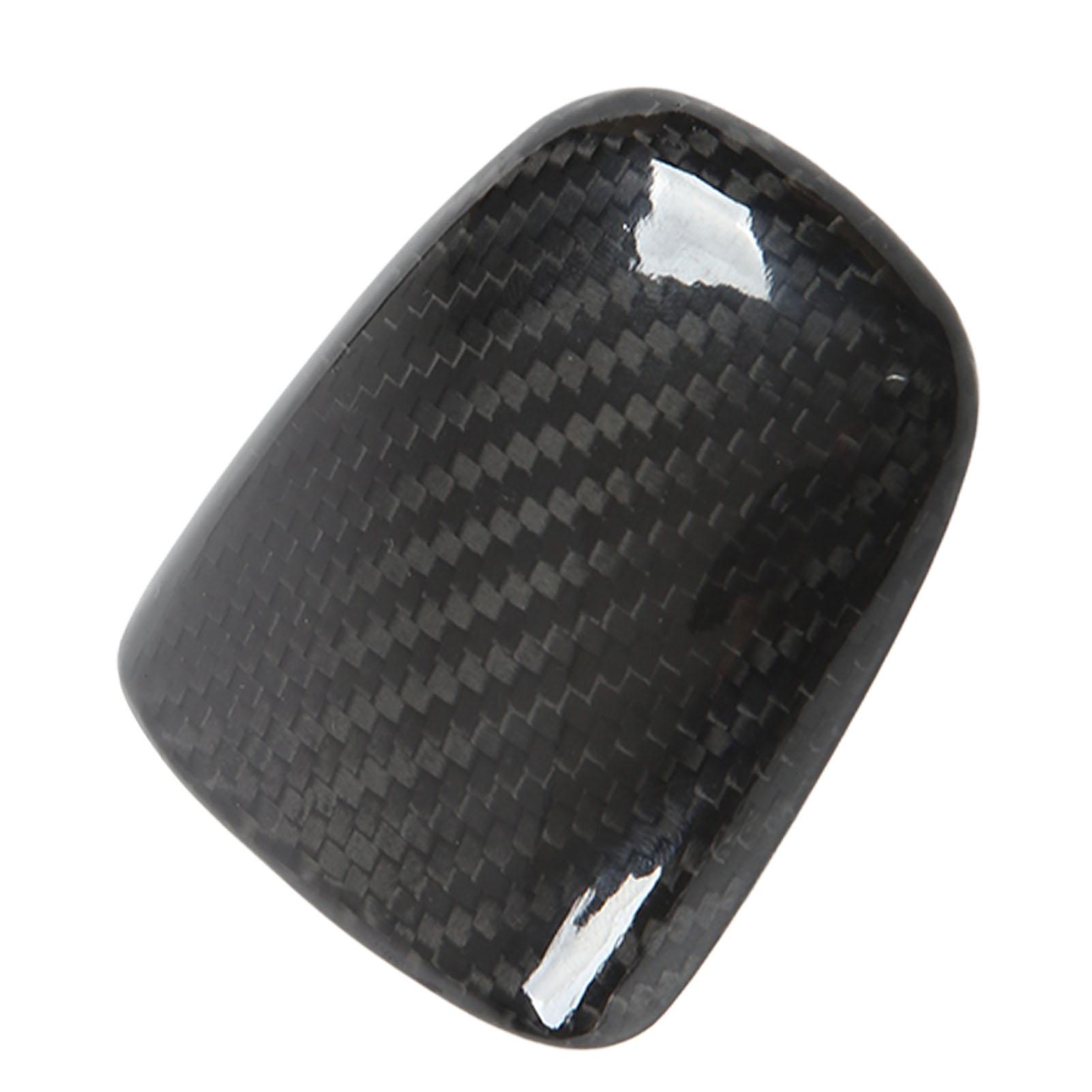 

Gear Shift Knob Cover Trim Dry Carbon Fiber Glossy Replacement for Dodge Challenger 2015 ‑2021
