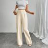 Women's Casual Business High-Waisted Loose Straight Wide-Leg Suit Pants