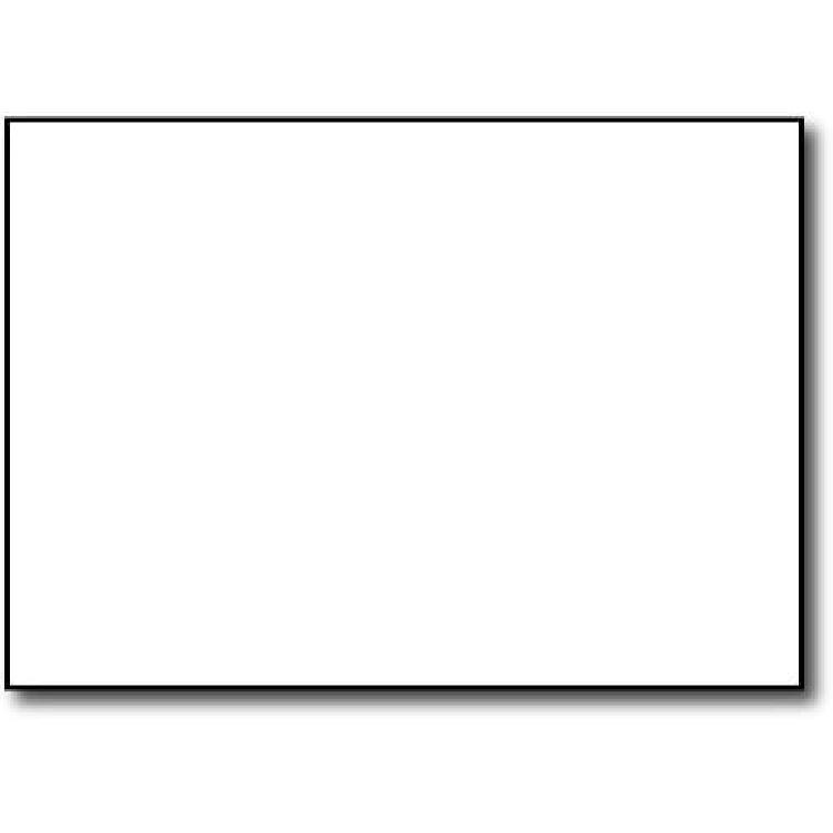 White 5 x 7 Paper Memo Sheets - 70lb Text / 28lb Bond - Bright White - 100 Sheets