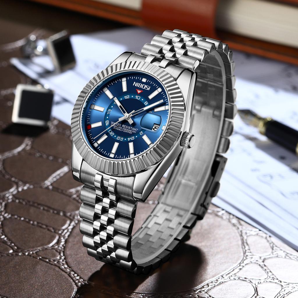 Luxury Fashion Watches for Men Waterproof Date Clock Business Watches Man Quartz Wristwatch