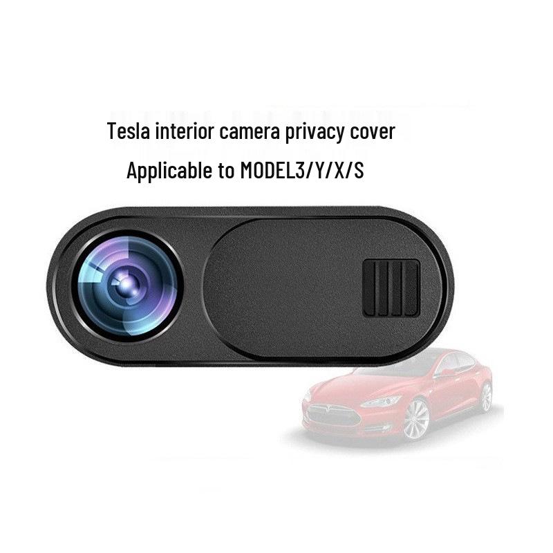 Tesla Model 3/Y In-Car Camera Privacy Cover: Anti-Peep Sliding Laptop Blocker
