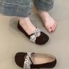 Retro inner height increase Mary Jane women's ballet shoes 2025 spring new shallow mouth round head with skirt French single shoes