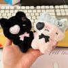 1Pcs Cute Kawaii Plush Cat Keychain Cartoon Kitty Bag Charm Backpack Pendant Gift