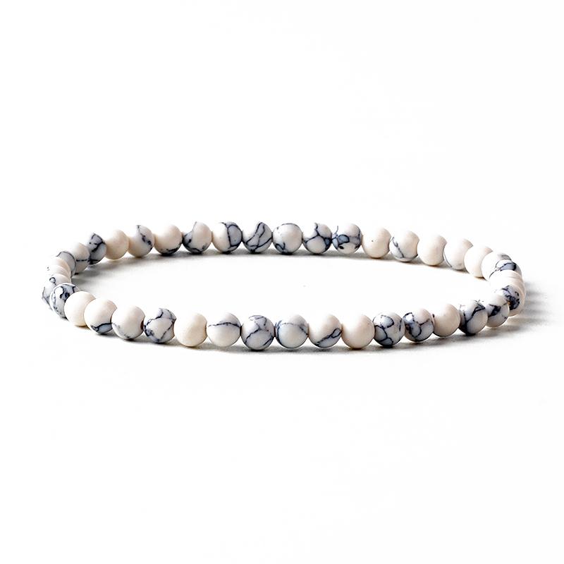 4MM Reiki Amethyst Aquamarines Stretch Bracelets for Women Chakra Natural Stone Beaded Bracelet Men Quartz Agate Jewelry Pulsera