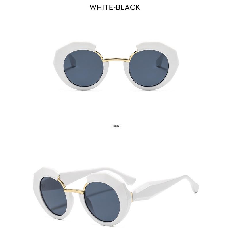 Women's Sunglasses, Fashionable Round Sunglasses, Thick-rimmed Sunglasses.
