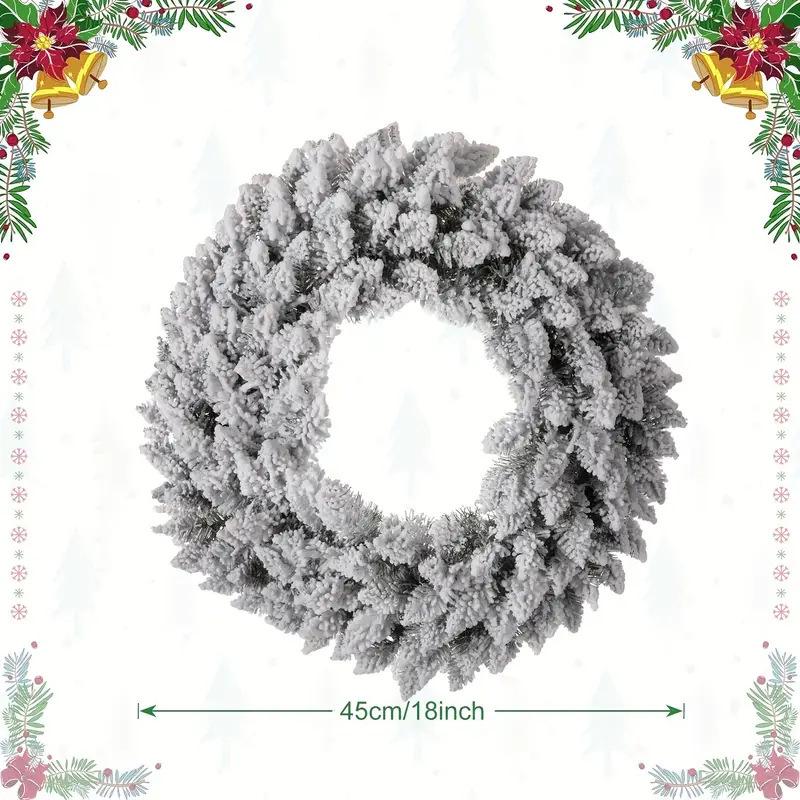 Кайдзин Флок Рождественский Венок - DIY Домашний Декор для Входной Двери и Лестницы