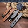 Genuine leather watchband For Diesel DZ4343/4405/7257/4423/1657  watchband 22 24 26 28 30 32 34mm cow leather with rivet straps