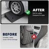 1 Pair 4" Rise Driveway Ramps, Non Slip Curbside Ramps Support 7000lbs, 19.7" L X 12" W, Threshold Ramps for Cars Wheelchairs Scooters Lawn Mowers