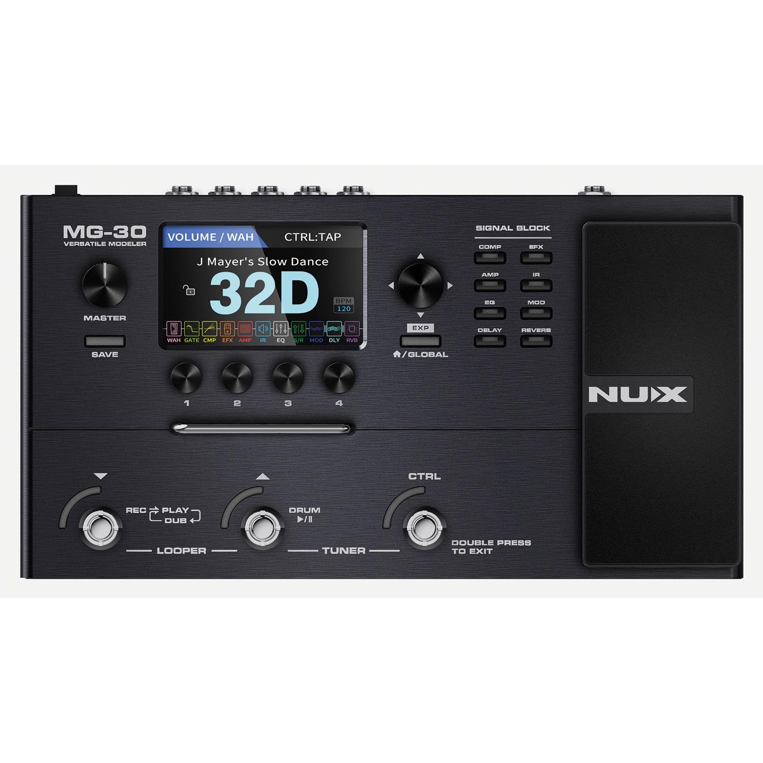

Універсальний моделер NUX Multi Effector MG30 Black NUX/MG-30 чорний