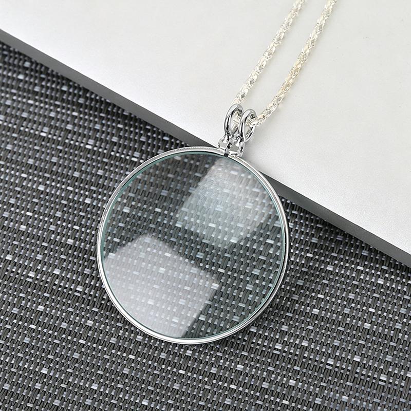 Portable Optical Chain Jewelry Magnifying Glass Reading Glasses For Precision
