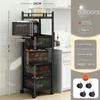 Removable Rotating Kitchen Shelving Multi-floor Home Installation Multi-functional Storage Rack Vegetable and Fruit Basket
