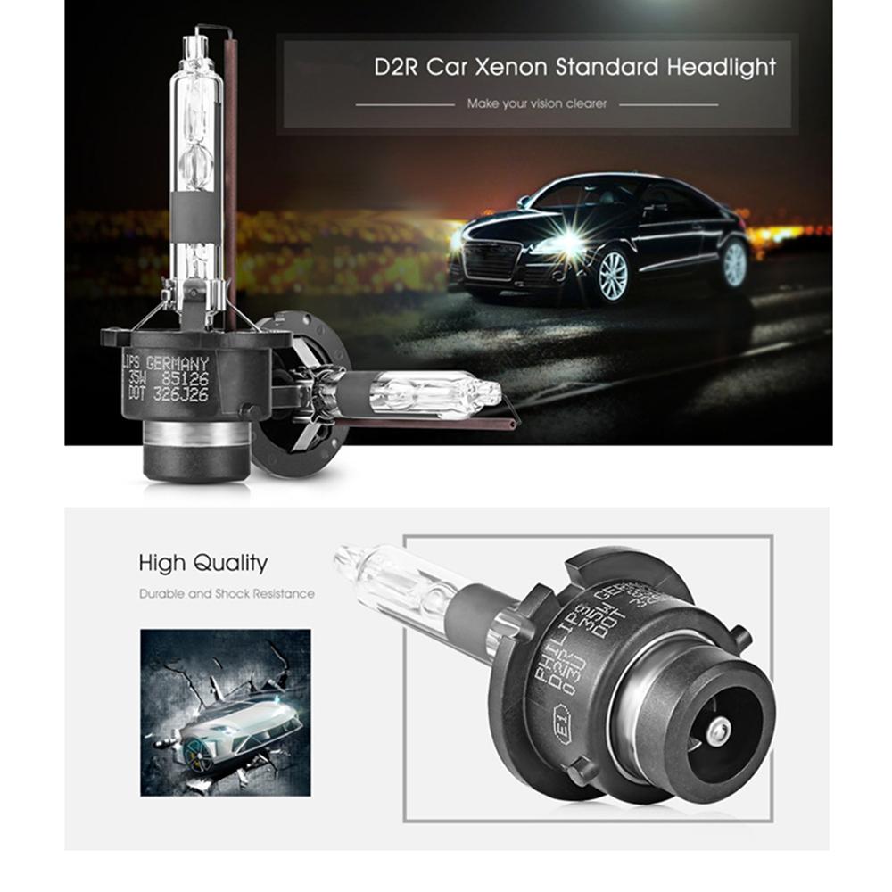 2Pcs D2R Xenon HID Bulbs Headlight Lamp 35W 6000K Bulb For Acura Lexus Toyota