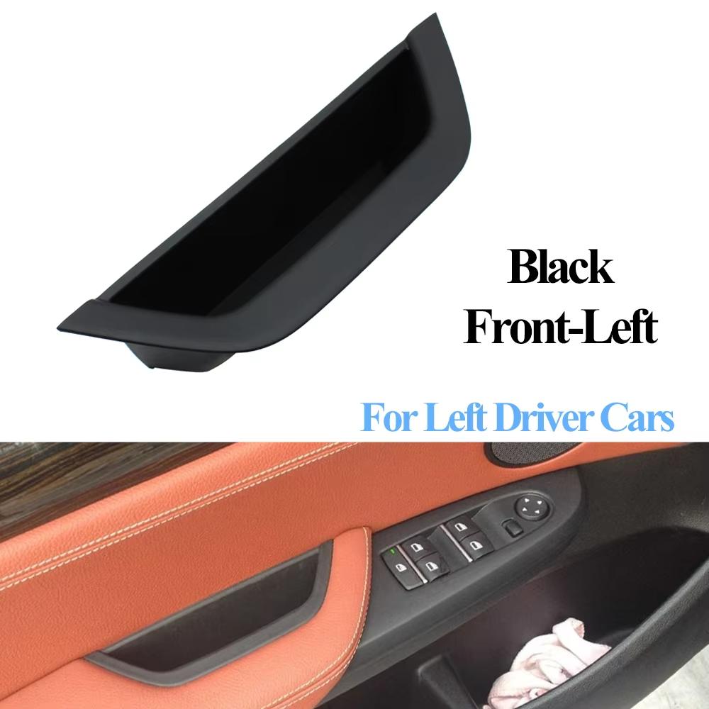 LHD Front Left Door Pull Handle Driver Door Armrest Panel Cover Storage Box For BMW X3 F25 X4 F26 2010-2016 51417250307