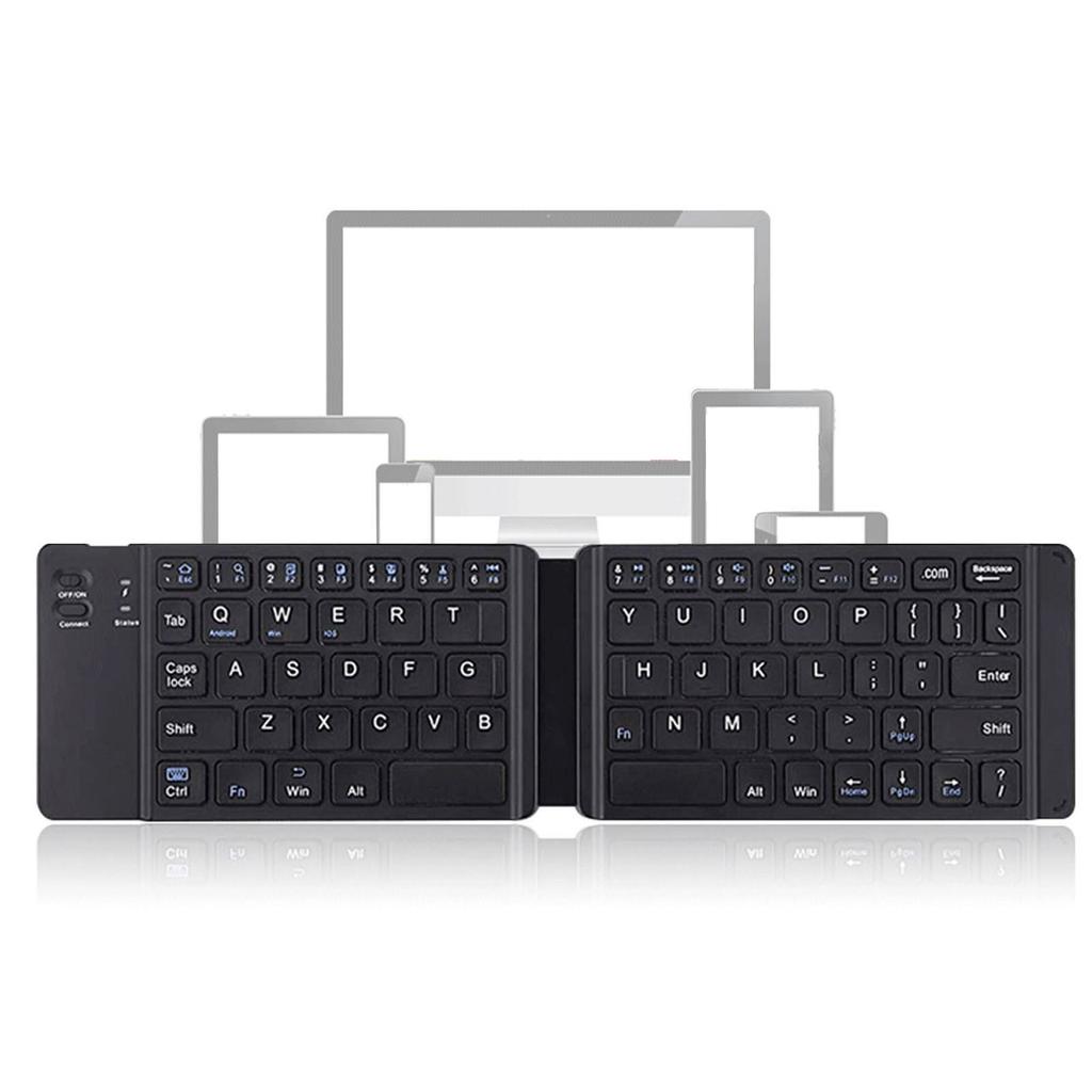 Faltbar   Tastatur Schlank   Größe Tragbar Drahtlose Tastatur für  7 8 Tablet Notebook Mobiltelefon
