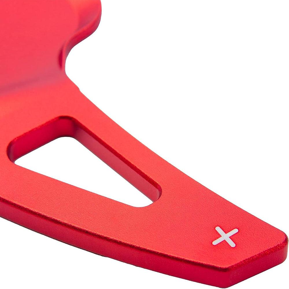 1 Pair Steering Wheel Paddle Shifter Extension Cover Red For BMW F22 F30 F31 F32