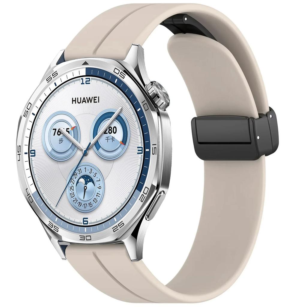 20 22mm Magnetic buckle Strap for Huawei Watch GT6/5/4/GT6 Pro 4 3 2 46mm Silicone Bracelet for Amazfit Balance 2/GTR/GTS 4 Band