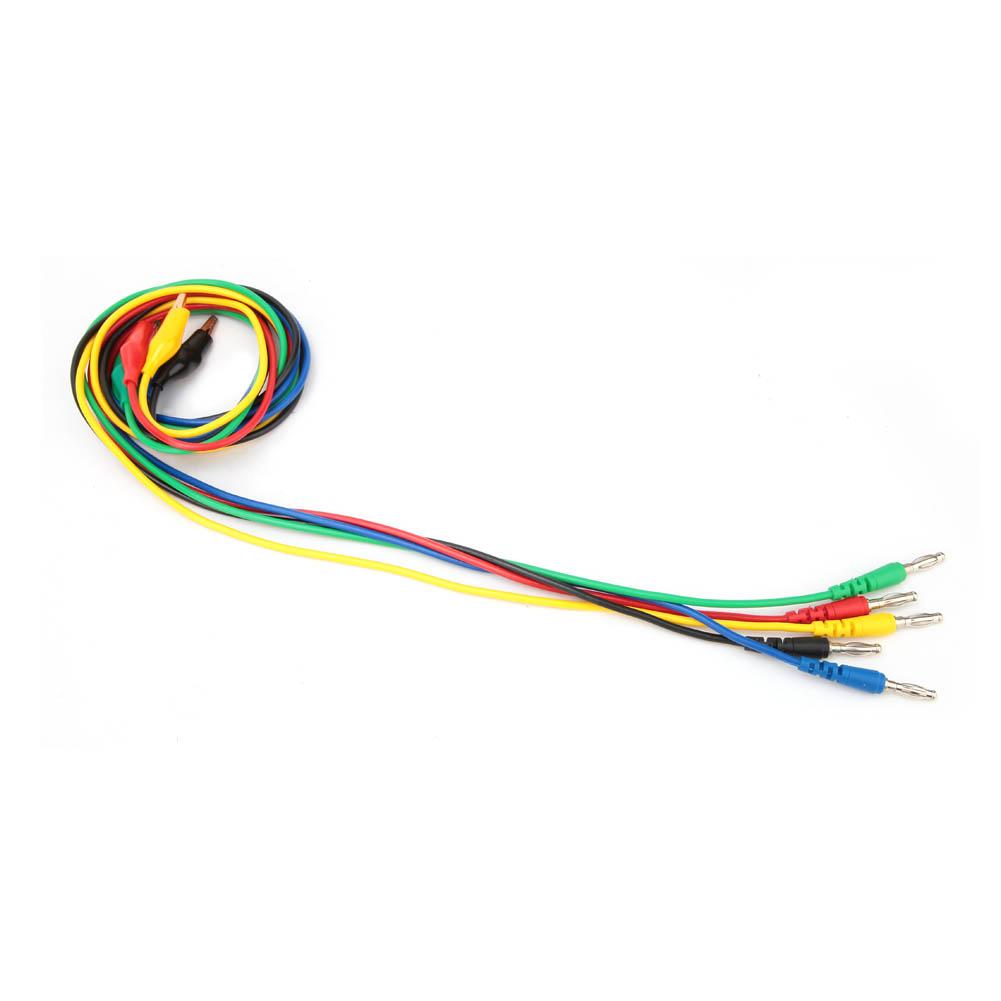 p1042 4mm Banana Plug to 10mm Aligator Clip Adaptor Probe Test   Cable
