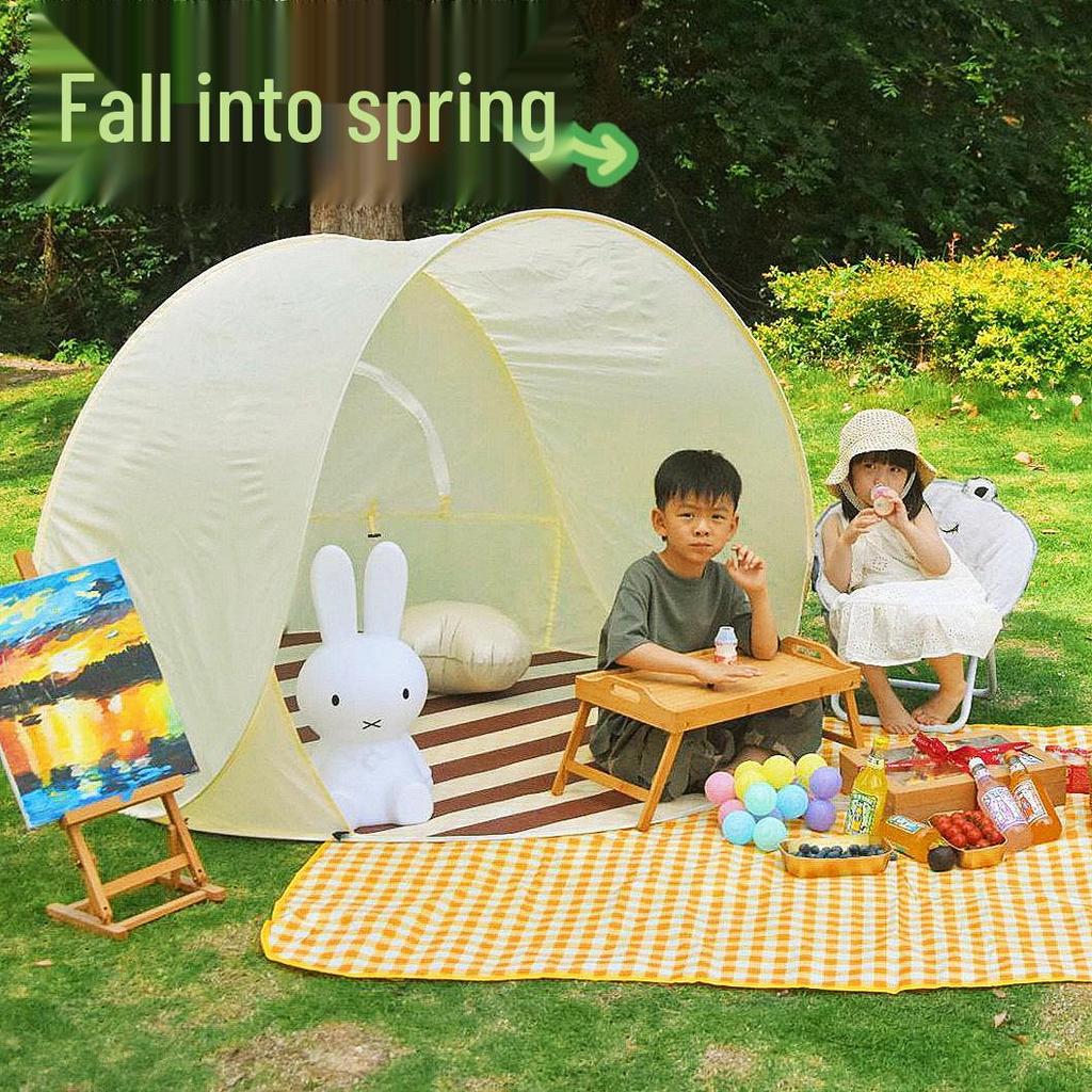 Portable Outdoor Tent for Kids: Spacious, Sun-Proof, Ideal for Camping, Picnics, and Play.