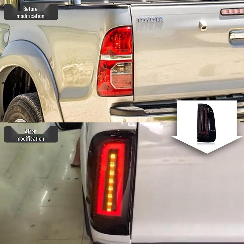 LED Flowing Turn Signal Tail Light Assembly for 2005-2014 Toyota Hilux VIGO