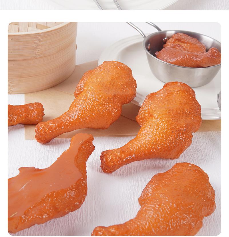 Simulated Braised Chicken Leg and Duck Leg Props for Photography and Decoration
