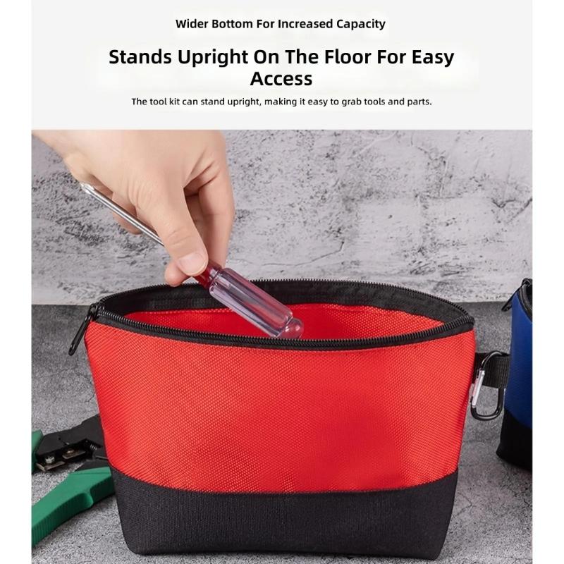 Heavy Load Waterproof Tool Storage Bag Spacious Compartment Multiple Size For Mechanics Electricians