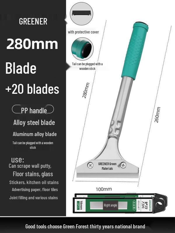 

Green Forest Grout Cleaning Scraper with Blades CN plug (adapter included)