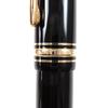 Great MONTBLANC fountain pen Meisterstck 149 white star Black gold 14K mens Used