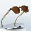 New TR9 Polygonal Sunglasses UV400 Advanced Street Photography Fashionable Retro Sunscreen Glasses