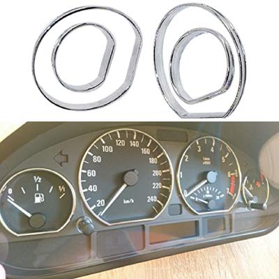 4Pcs Car Speedometer Frames Anti-scratch Gauge Decoration Dial Rings Trim