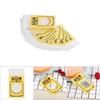 100 pz/Confezione Adorabile Sacchetto di Plastica per Confezionamento Regalo Caramelle Biscotti Biscotti Forniture per Feste (Giallo)
