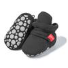 KIDSUN Baby Girls Sock Shoes Infant Boys Autumn Winter Solid Color Cotton Sole Anti-slip Flat Toddler Crib Shoes First Walkers