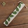 1pc Eco Friendly Canvas Drawstring Pouch Japanese Style for Chopsticks Spoon Straw Home Kitchen Travel Organizer