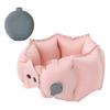 Inflatable U-Shape Neck Pillow Portable Press To Inflate Ergonomic Head Neck Support Ultralight Car Airplane Train Outdoor Travel Cervical Cushion