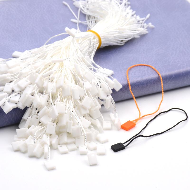 Square Tag Rope, Hanging Buckle, Color Hanging Rope, Hanging Line, Hand-Through Rope, Hanging Grain Lanyard, Clothing Label, Trademark Rope