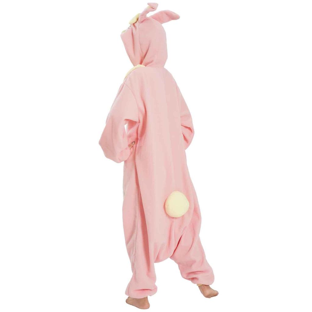 SAZAC Pink Rabbit Kigurumi (Adult) Fleece Animal Costume, 2933