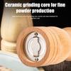 Wood Pepper Grinder Pepper Mill,Adjustable Coarseness 6/8/10 Inch Wooden Peppermill, Ceramic Grinding Mechanism Salt Mill