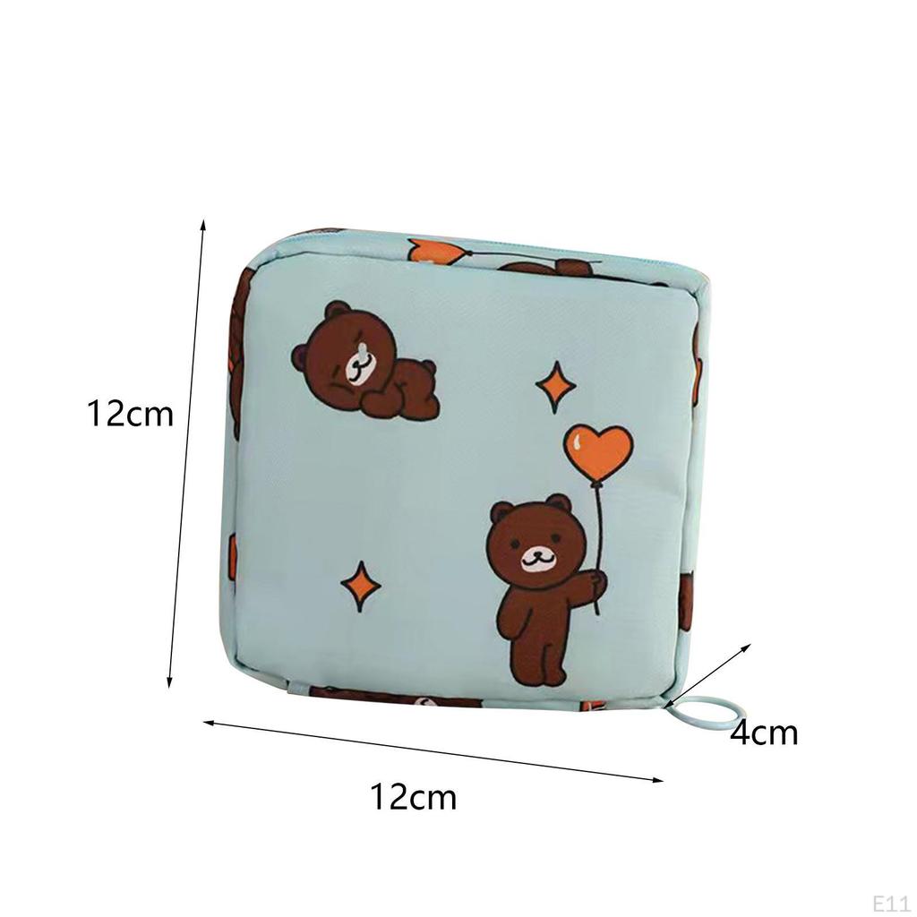 Compact Storage Bags with Zipper Closure for Small Items On the Go
