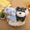 Cute Dinosaur Plush Toy With Cartoon Design And Keyring For Kids Gift