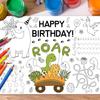 Papel para Colorear de Dinosaurios Manualidades para Niños Actividad de Arte para Garabatear Regalos Suministros para Fiestas de Cumpleaños Póster Educativo para Colorear Decoraciones de Fiesta