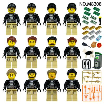 Serie Ciudad Incidente Cajero Automático Minifiguras Juguetes de Bloques de Construcción
