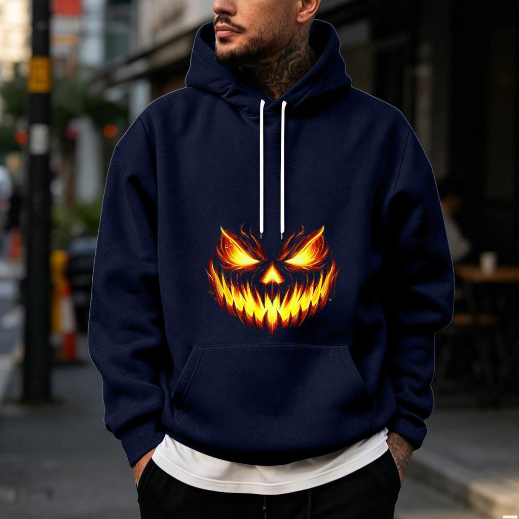 Herren Halloween Motiv - Gefütterter Pullover Hoodie für Freizeitkleidung