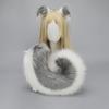 1Pcs Furry Anime Dog Ear Headband Tail Set Cute Cosplay Dress Up Accessories for Comic-Con Roleplay Events