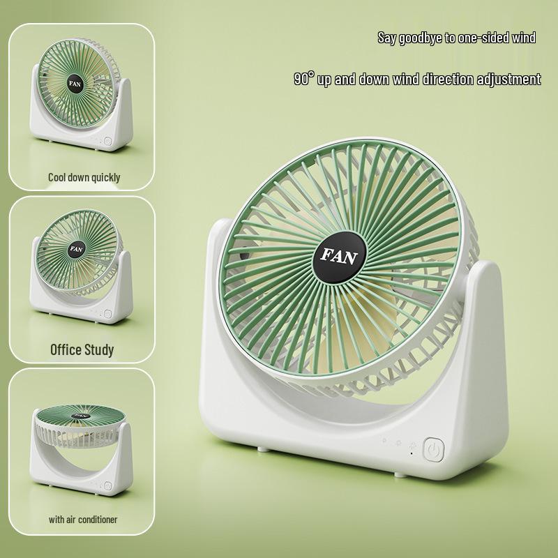 USB Rechargeable Portable Fan for Home, Desktop, and Outdoor Use