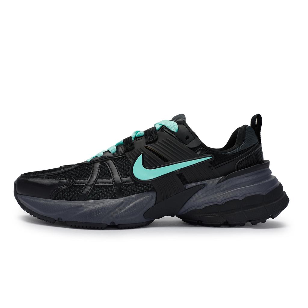 Nike V2K Run Cushioning Abrasion Resistant Waterproof Low top Running Shoes Unisex Black Tiffany FD0736-001(Team80-S-BOX)