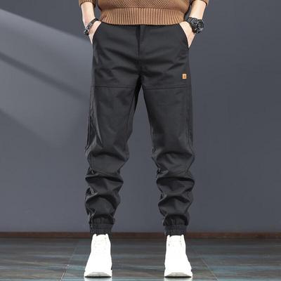 Jie Lei Nuo Men's Loose Fit Cargo Jogger Pants