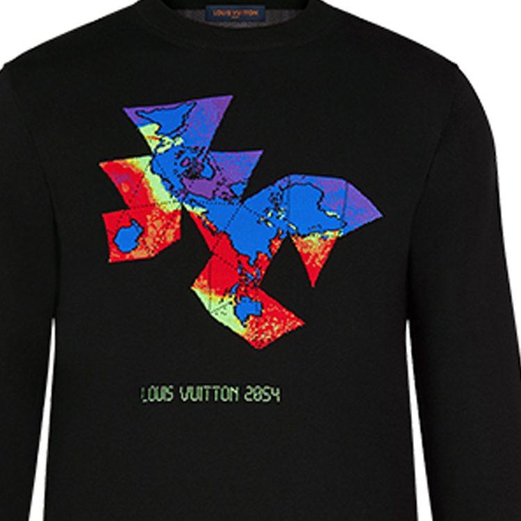 LOUIS VUITTON New Quarterly Products Of LV Shirt Men's Black 1A8HMM