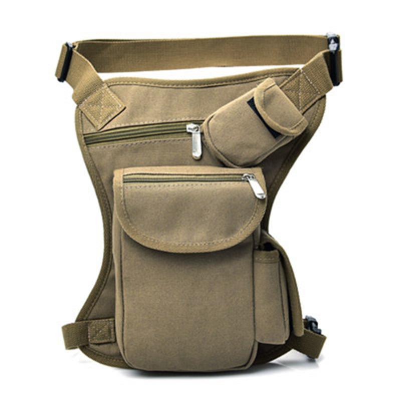 Herren Taktische Drop-Leg-Tasche Multifunktionale Hüfttasche Verstellbarer Oberschenkelgurt Wandern Sport Radfahren Wasserdichte Nylon Campingtasche