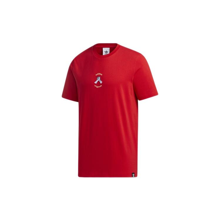 adidas originals MIC Graphic T 1 Sports Short Sleeve Red Men s GP4053 M
