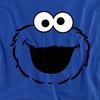 Sesame Street Unisex Adult Cookie Monster Face Sweatshirt