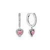 Orecchini Cuore Eterno Cuore Rosa Orecchini da Donna Argento 291445C01